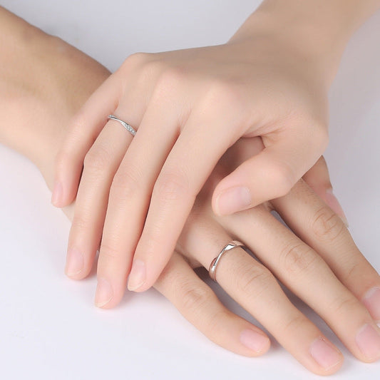 Women's & Men's & Mobius Strip And Couple Pair Rings