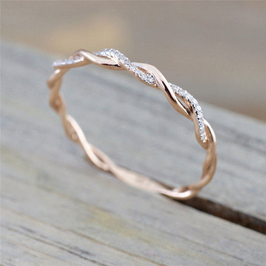 Creative Classy Unique Versatile Ornament Twist Rings
