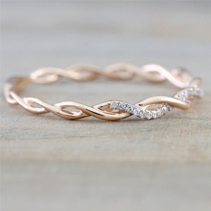 Creative Classy Unique Versatile Ornament Twist Rings