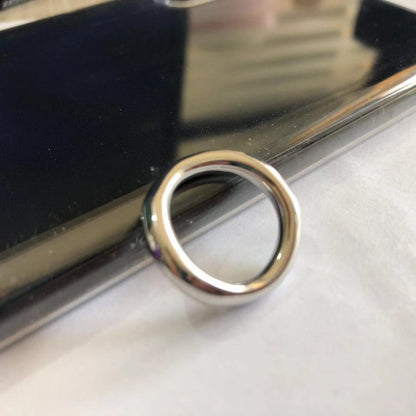 Women's Ornament Simple Metal Gold-plated Wavy Brass Rings