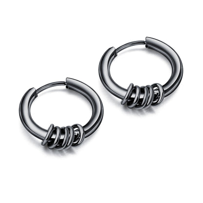 Men's Korean Style Titanium Steel Stainless Ear Earrings