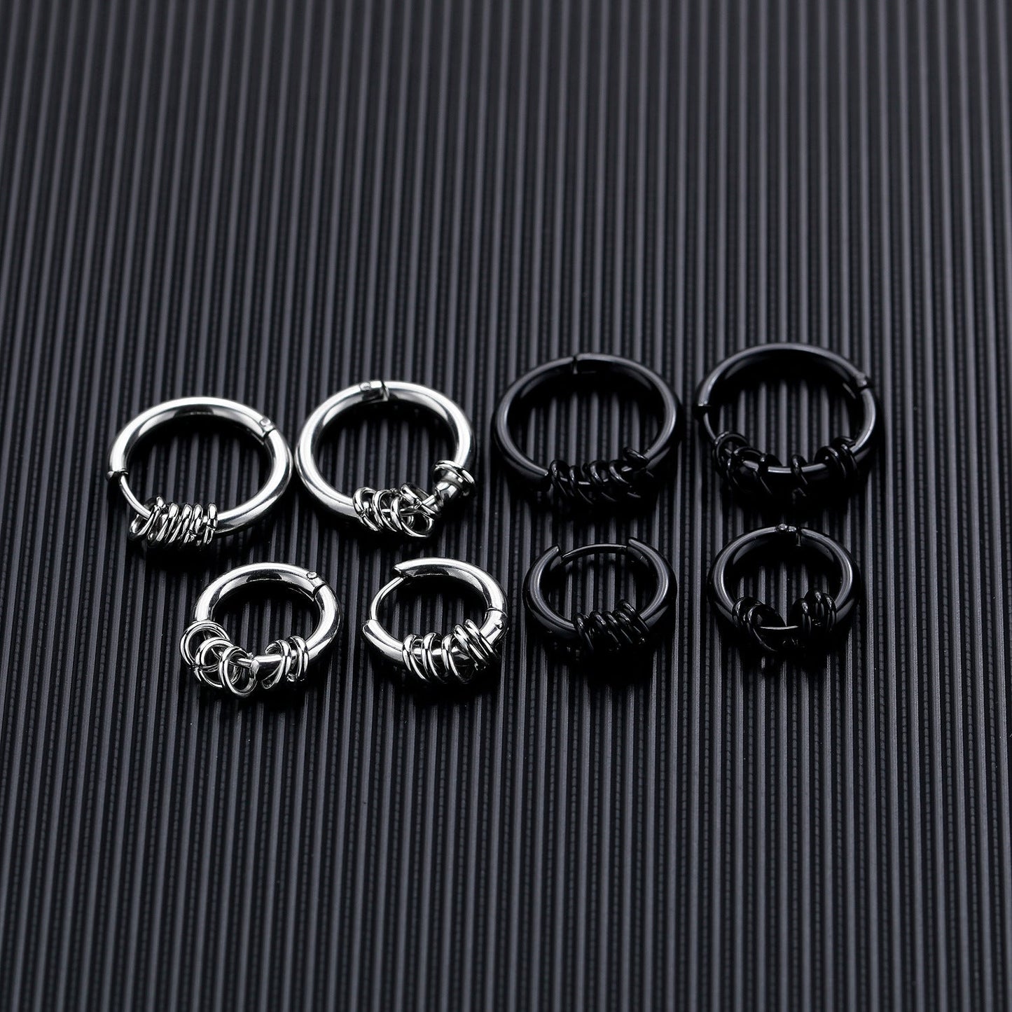 Men's Korean Style Titanium Steel Stainless Ear Earrings