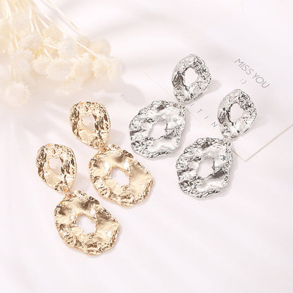 Women's Irregular Fashion Personality Geometry Ethnic Style Earrings