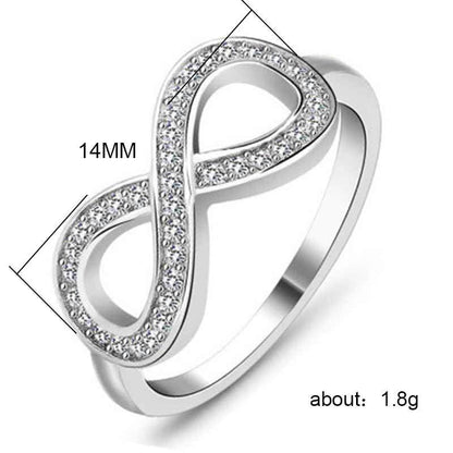 Ornament Simple Infinite Exaggerated And Personalized Rings