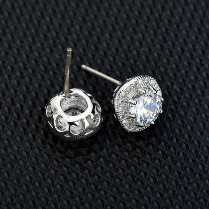 Sterling Sier Ear Zircon Inlaid Fashionmonger Rings