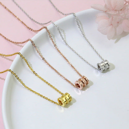 Women's Chain Dandy Cart Flower Pendant Niche Korean Necklaces