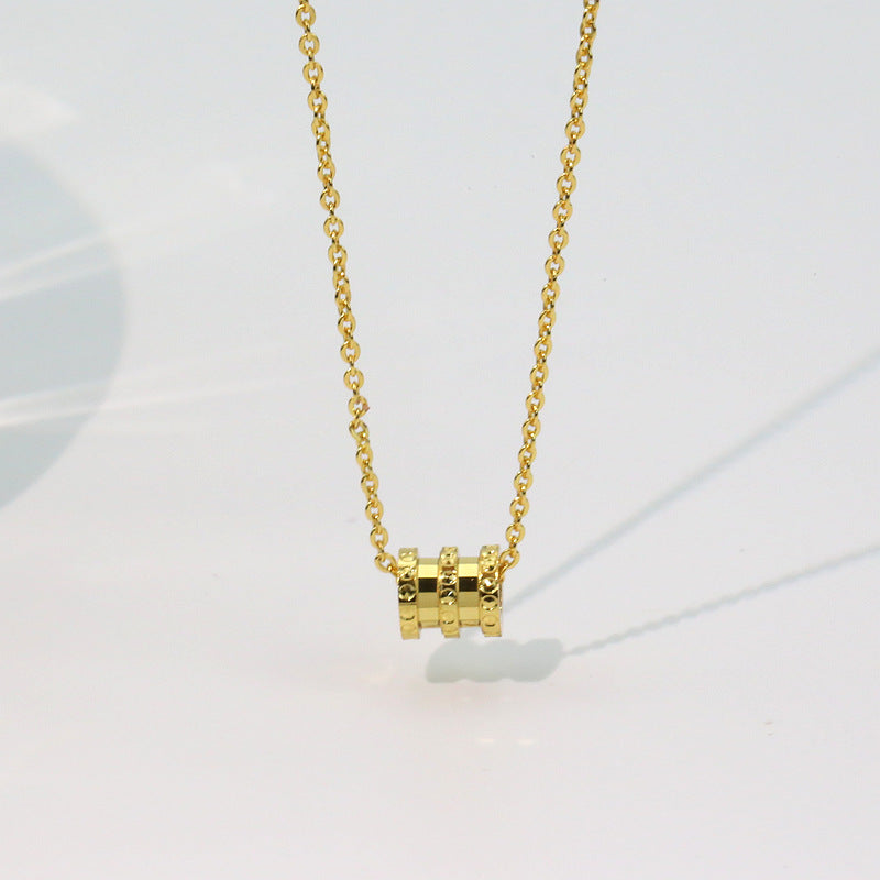 Women's Chain Dandy Cart Flower Pendant Niche Korean Necklaces