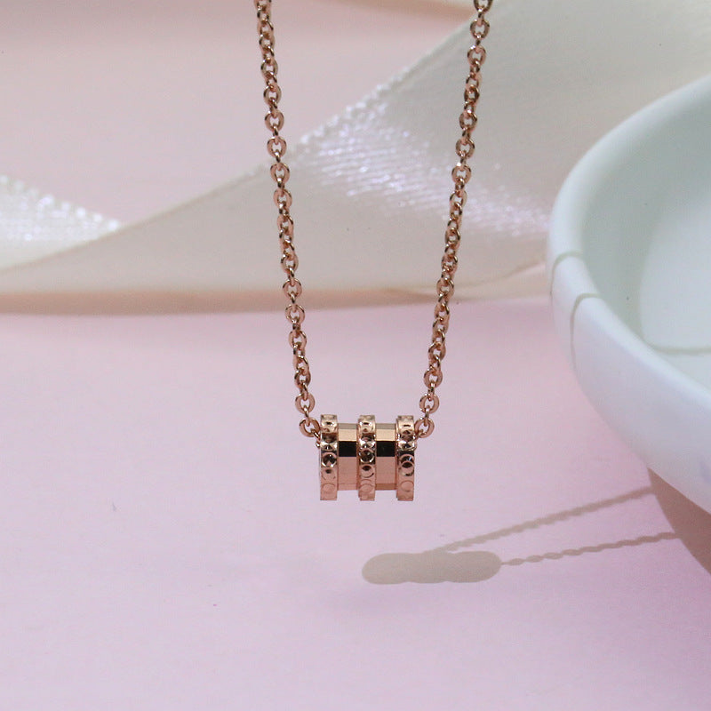 Women's Chain Dandy Cart Flower Pendant Niche Korean Necklaces