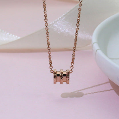 Women's Chain Dandy Cart Flower Pendant Niche Korean Necklaces