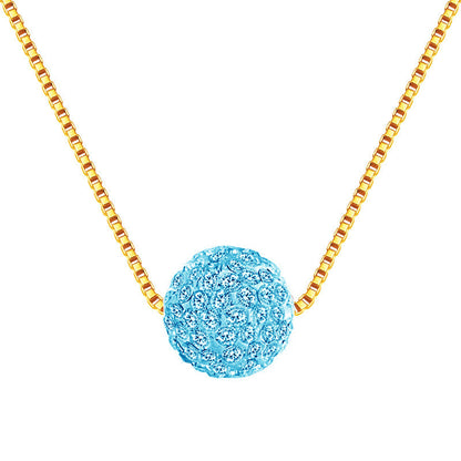 Exquisite Ornament Rhinestone Ball Pearl Diamond Necklaces