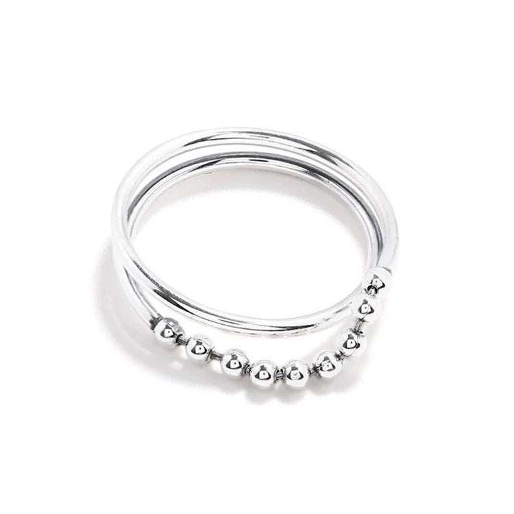 Chain Ball Wind Open Niche High-grade Rings