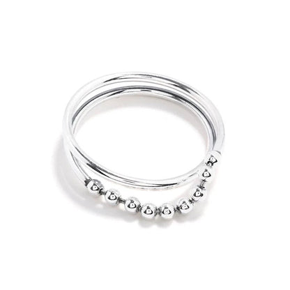 Chain Ball Wind Open Niche High-grade Rings