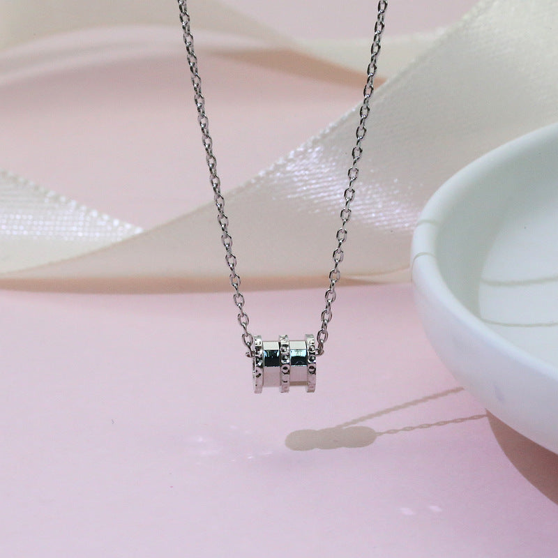 Women's Chain Dandy Cart Flower Pendant Niche Korean Necklaces