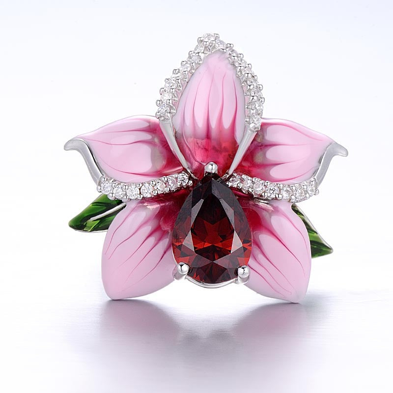 Women's Ornament Rose Fashion Sier Jewelry Rings