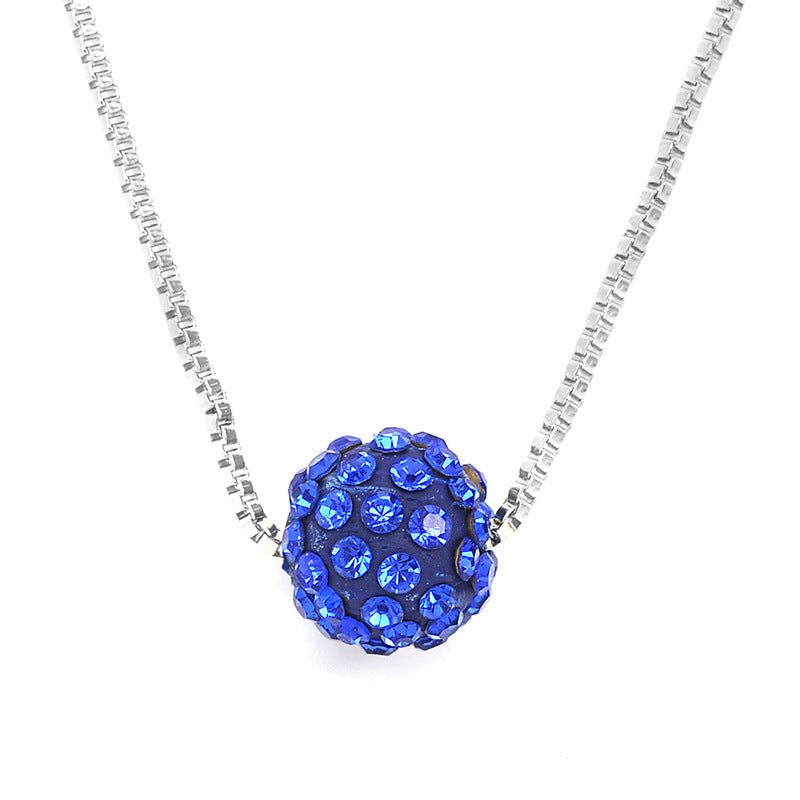 Exquisite Ornament Rhinestone Ball Pearl Diamond Necklaces