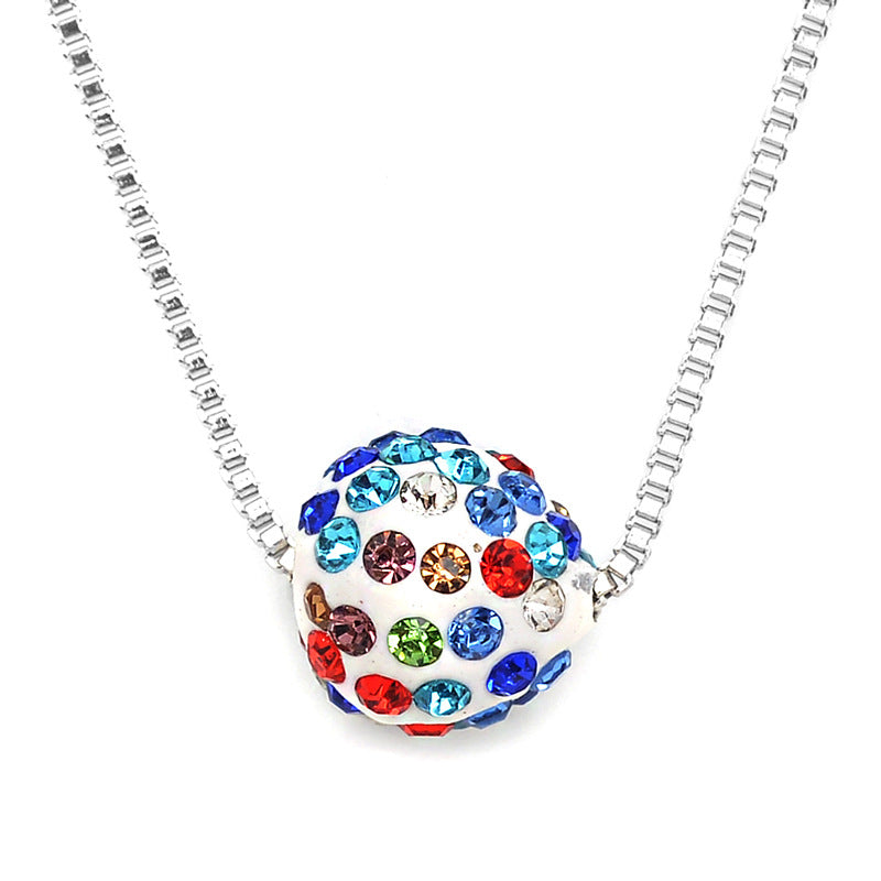 Exquisite Ornament Rhinestone Ball Pearl Diamond Necklaces