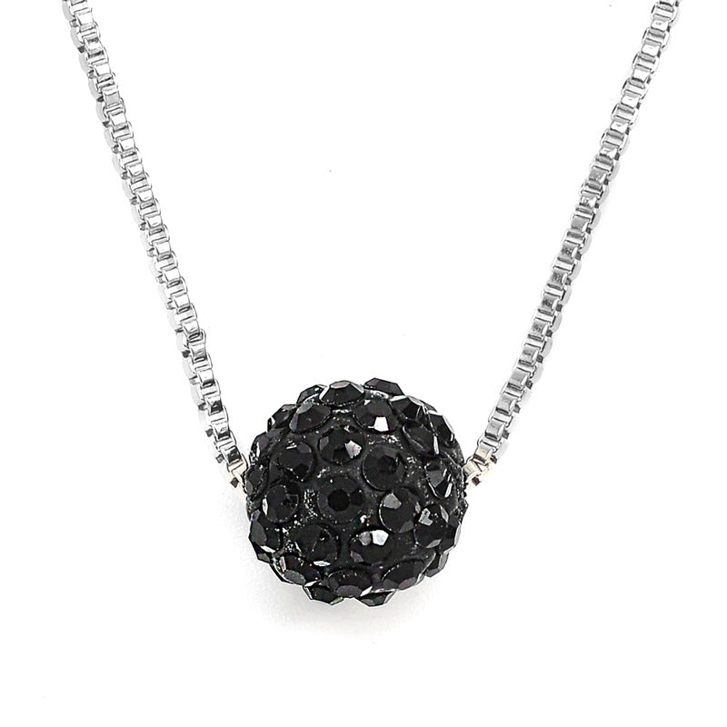 Exquisite Ornament Rhinestone Ball Pearl Diamond Necklaces