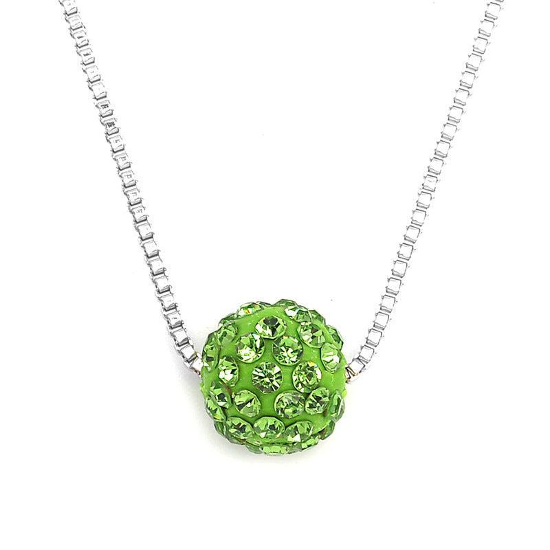 Exquisite Ornament Rhinestone Ball Pearl Diamond Necklaces