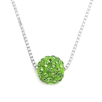 Exquisite Ornament Rhinestone Ball Pearl Diamond Necklaces