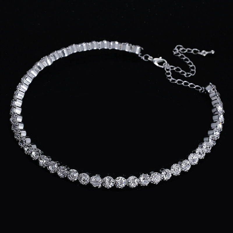 Fashion And Bride Ornament Elegant Shiny Necklaces
