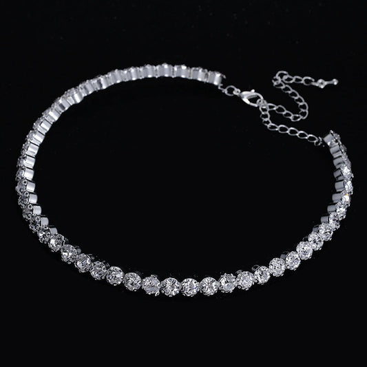 Fashion And Bride Ornament Elegant Shiny Necklaces