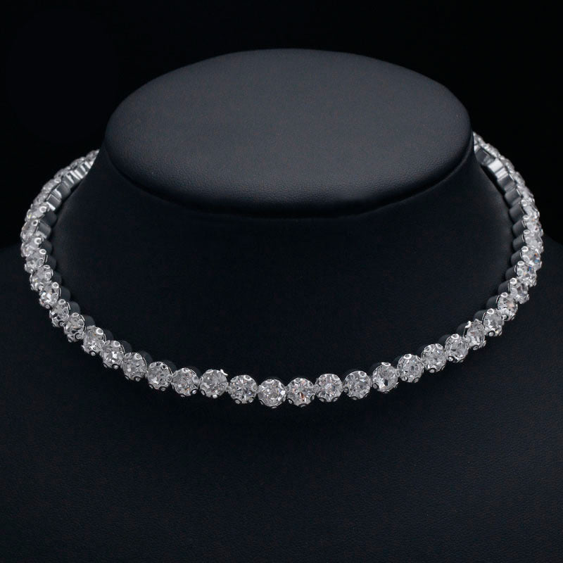 Fashion And Bride Ornament Elegant Shiny Necklaces