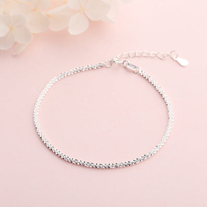 Sier Starry Female Korean Simple Mori Bracelets