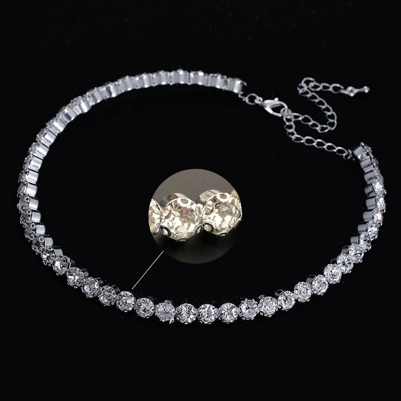 Fashion And Bride Ornament Elegant Shiny Necklaces