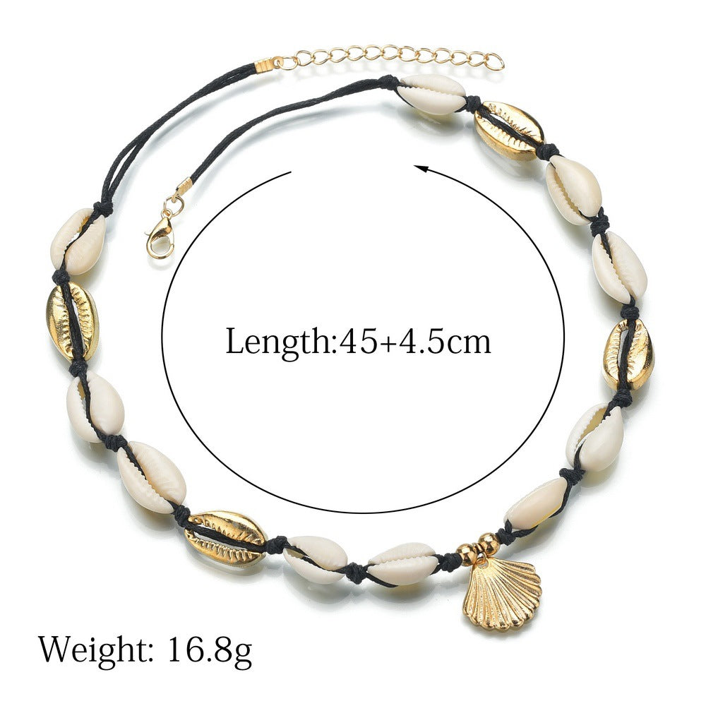 Ornament Fashion And Trendy Style Beach Shell Necklaces