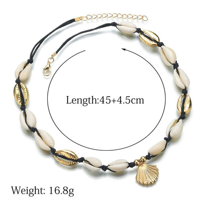 Ornament Fashion And Trendy Style Beach Shell Necklaces