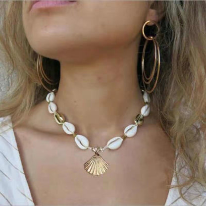 Ornament Fashion And Trendy Style Beach Shell Necklaces