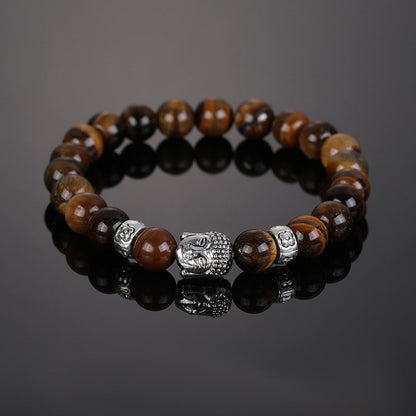 Personalized Creative White Turquoise Ornament Volcanic Bracelets