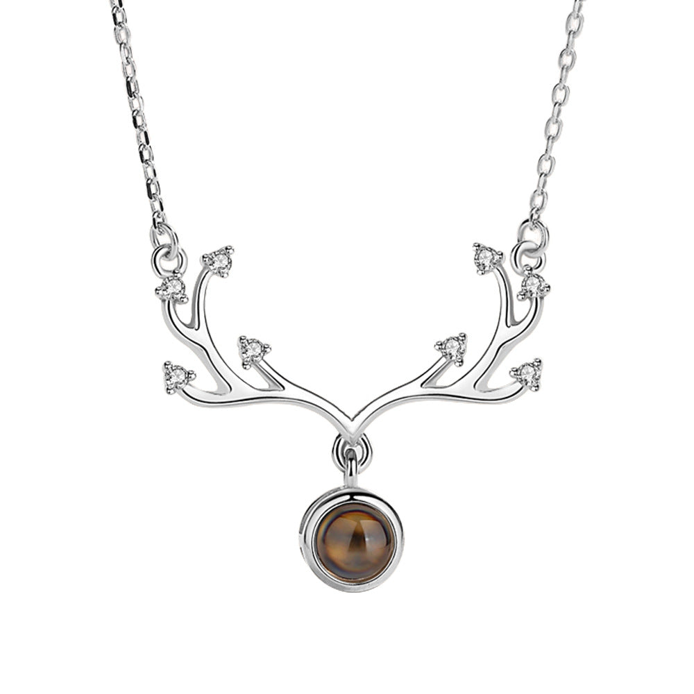 Lu Has Your Female Language Love You Clavicle Necklaces