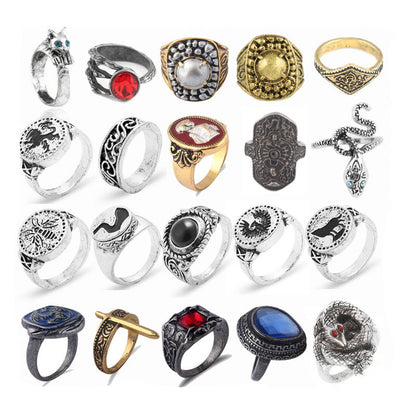 The Game Dark Soul Fashion Retro Rings