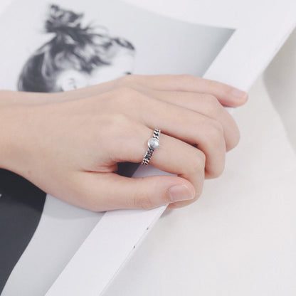 Knuckle Distressed Antique Retro Artistic Round Rings