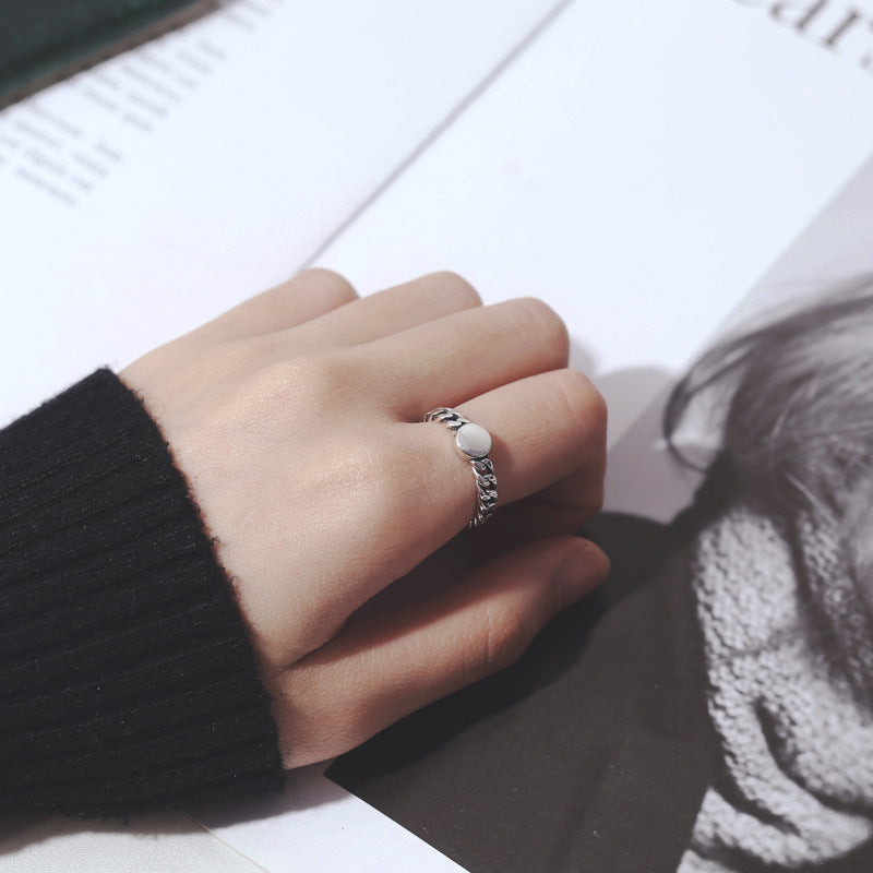 Knuckle Distressed Antique Retro Artistic Round Rings