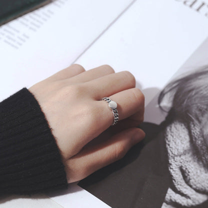 Knuckle Distressed Antique Retro Artistic Round Rings