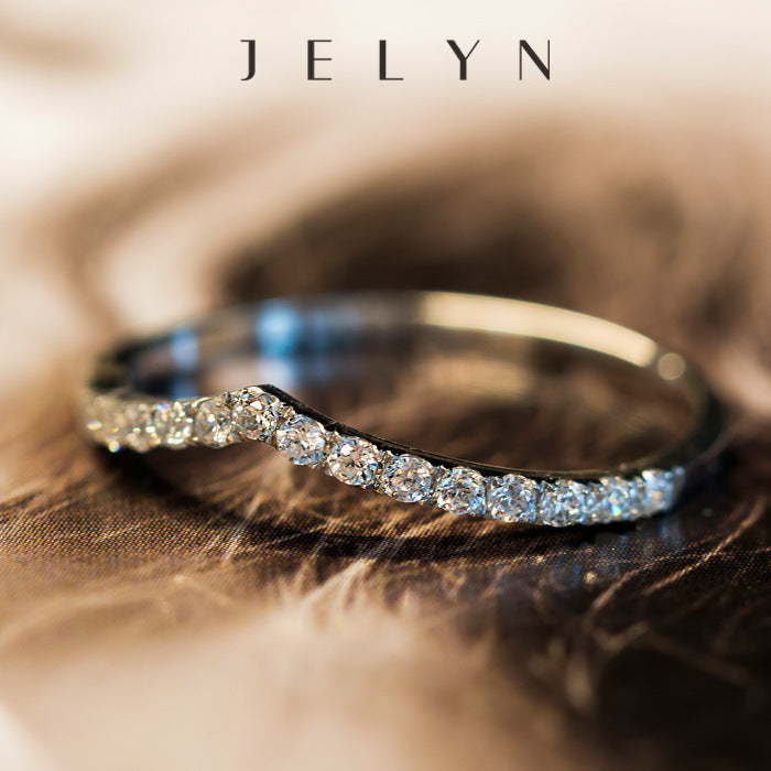 Women's Gang Drill Zirconium Diamond Fine Rose Rings