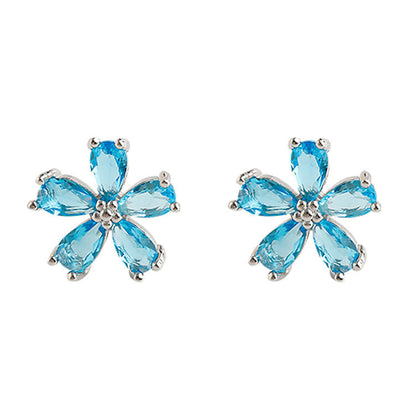 Sier Flowers Week Simple And Stylish Earrings