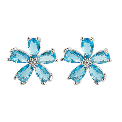 Sier Flowers Week Simple And Stylish Earrings