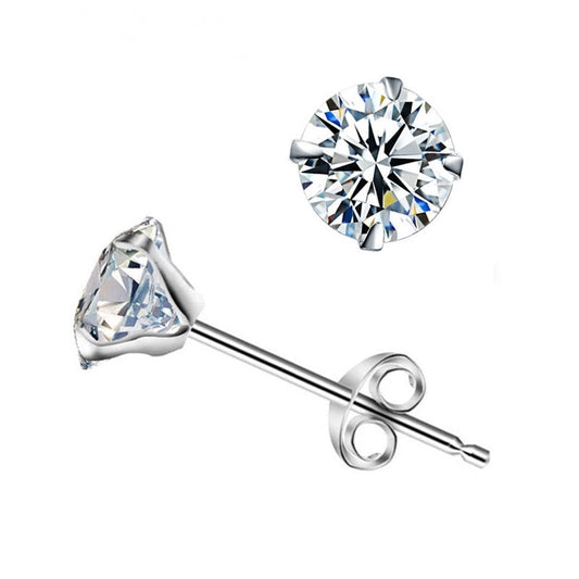 Women's Sier Fashion Classic Ornament Super Flash Rings