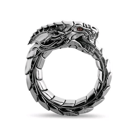 Norwegian Myth Dragon Ethnic Style Charm Rings