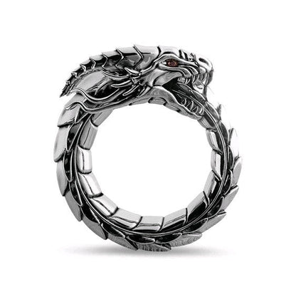 Norwegian Myth Dragon Ethnic Style Charm Rings