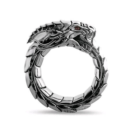 Norwegian Myth Dragon Ethnic Style Charm Rings