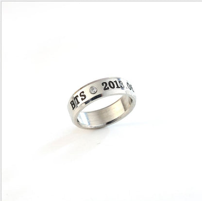 Stainless Steel Peripheral Design Sier Titanium Rings