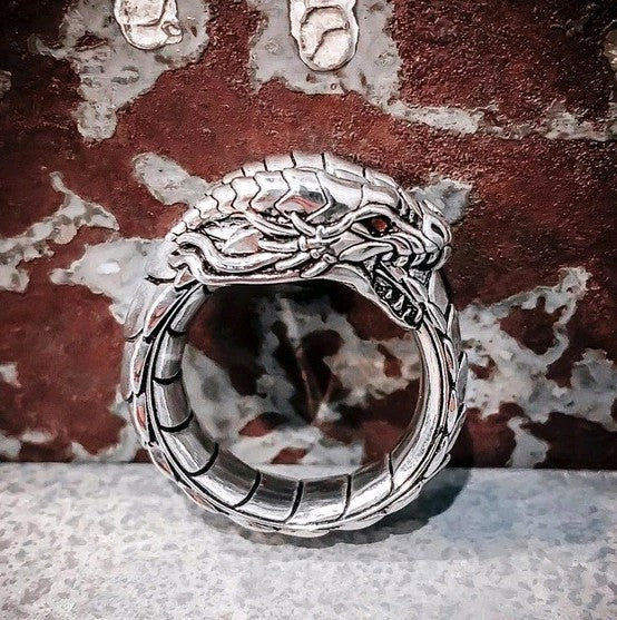 Norwegian Myth Dragon Ethnic Style Charm Rings