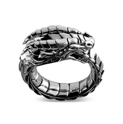 Norwegian Myth Dragon Ethnic Style Charm Rings