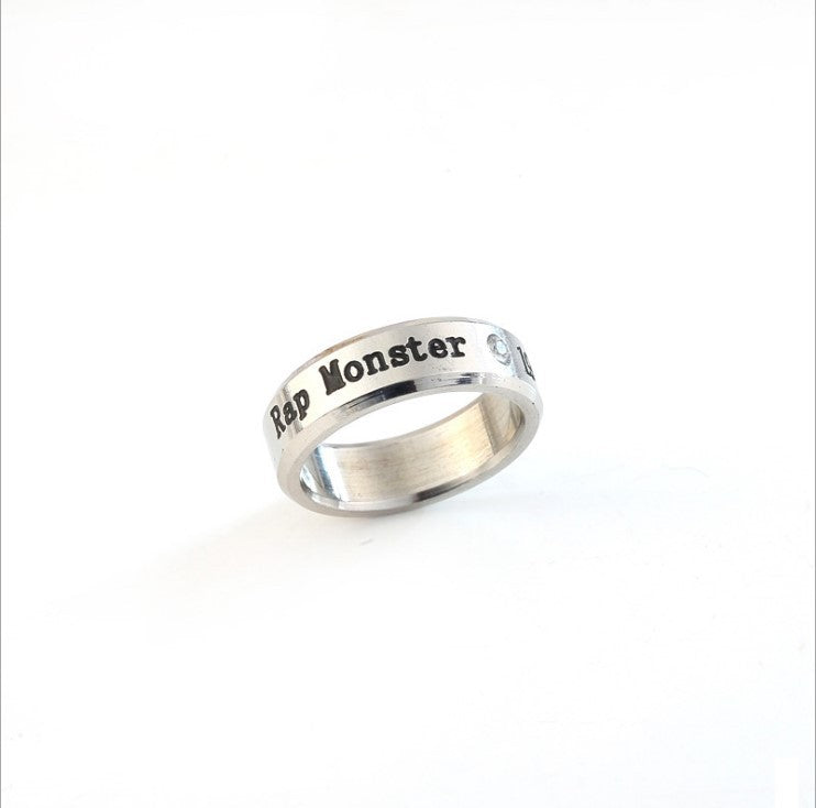 Stainless Steel Peripheral Design Sier Titanium Rings