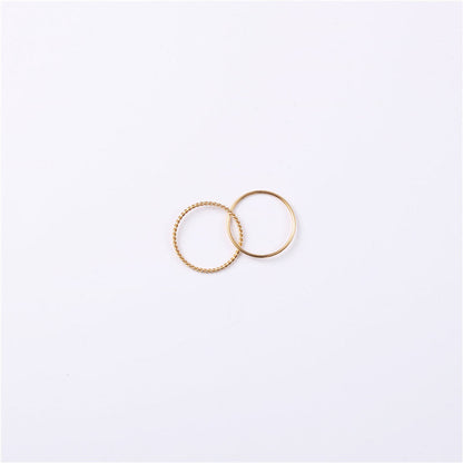 Steel Female Double Personalized Index Finger Fashionmonger Rings