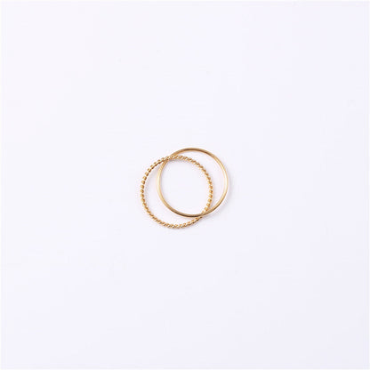 Steel Female Double Personalized Index Finger Fashionmonger Rings